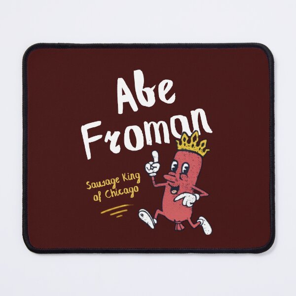 Item preview, Sausage king of Chicago vintage mascot illustration designed and sold by Rue Market.