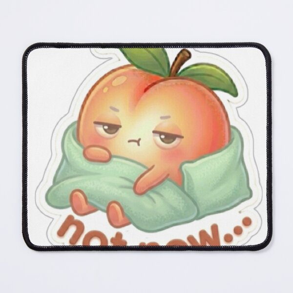 Item preview, Mood Core Peach Pack — Soft Daily Emotion Stickers (not now...) designed and sold by Dakochaaan.