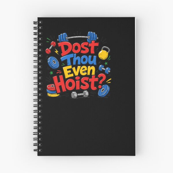 Item preview, Dost Thou Even Hoist Funny Crossfit Gym Lifter designed and sold by BinAlgoPix.