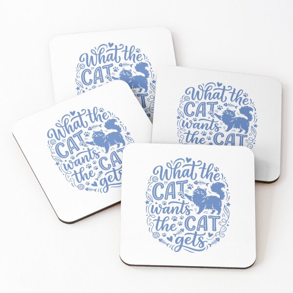 Item preview, What The Cat Wants The Cat Gets Funny Feline designed and sold by AntiqueImages.