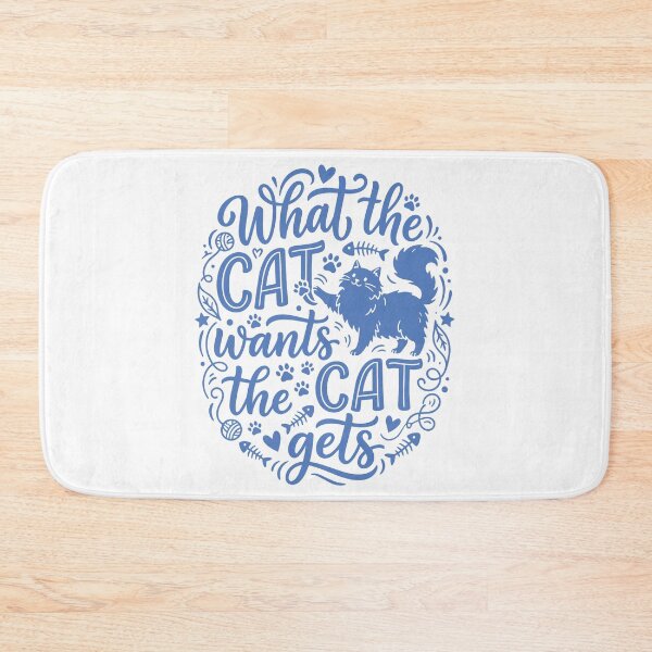 Item preview, What The Cat Wants The Cat Gets Funny Feline designed and sold by AntiqueImages.
