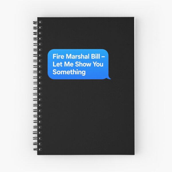Item preview, Fire Marshal Bill Let Me Show You Something Funny Sticker designed and sold by BinAlgoPix.