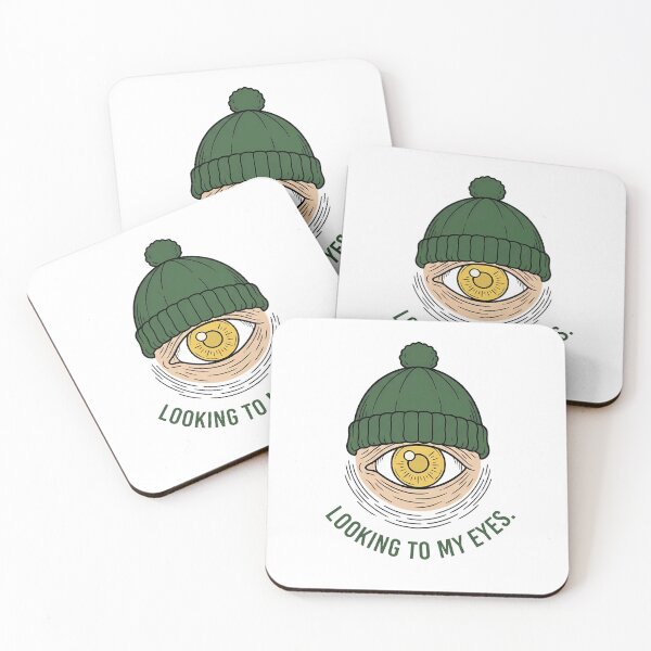 Item preview, Mystic Creature Eye in Green Beanie Illustration designed and sold by LYZ7VANI.