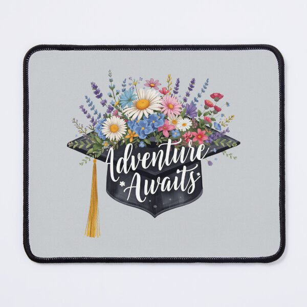 Item preview, Adventure Awaits Grad Cap Art designed and sold by Zakrytos ★★★★★.
