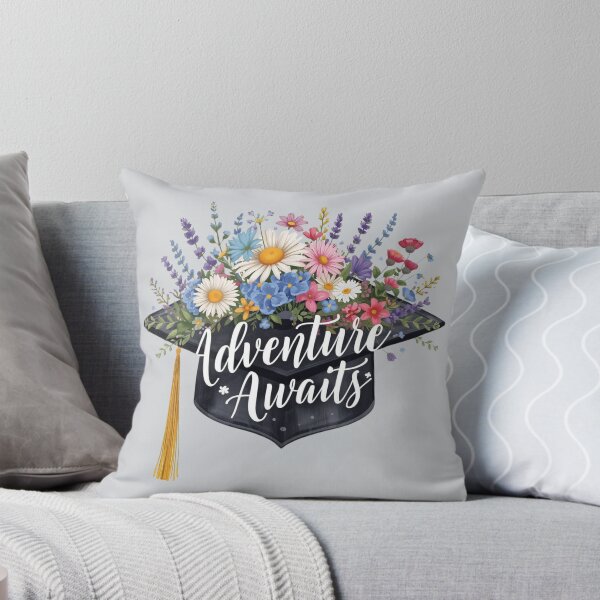 Item preview, Adventure Awaits Grad Cap Art designed and sold by Zakrytos ★★★★★.