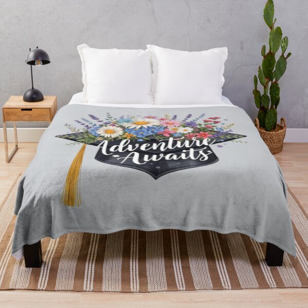 Item preview, Adventure Awaits Grad Cap Art designed and sold by Zakrytos ★★★★★.