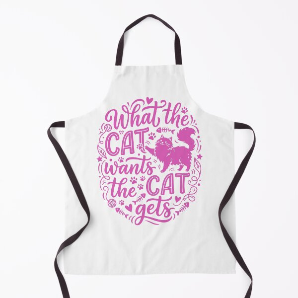 Item preview, What the Cat Wants Cat Gets Funny Cat Owner designed and sold by AntiqueImages.