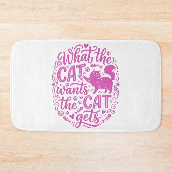 Item preview, What the Cat Wants Cat Gets Funny Cat Owner designed and sold by AntiqueImages.