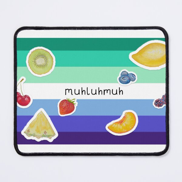 Item preview, muhluhmuh with fruits designed and sold by Blackberries & Moss.