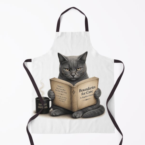Item preview, Funny Cat Lover Gift for Boundaries Therapy Fan designed and sold by Gentlestate.