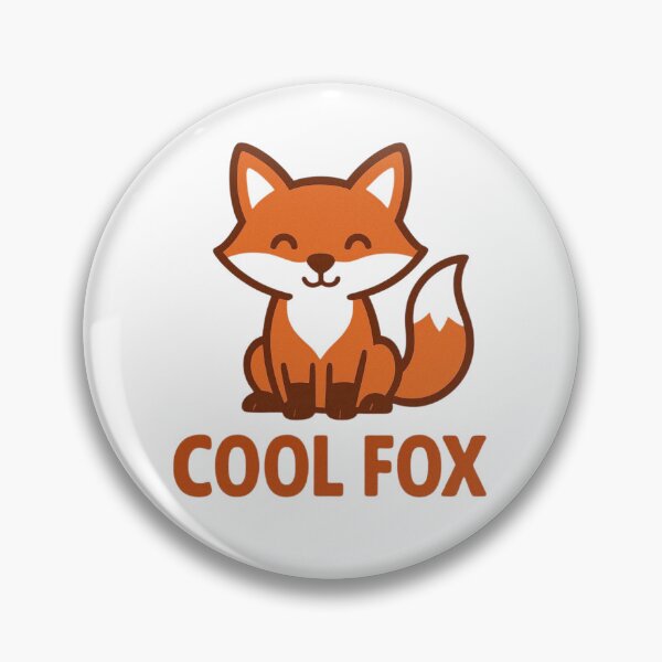Item preview, Cool Fox Cute Minimal Animal Vector Illustration designed and sold by echoink-studio.