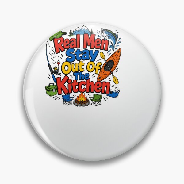Item preview, Real Men Stay Out Of The Kitchen Funny Pickleball Player designed and sold by BinAlgoPix.