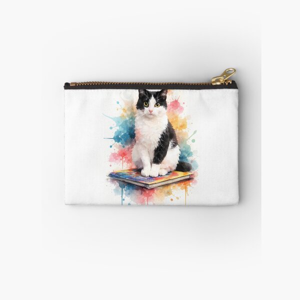 Item preview, Colorful Cat on Book designed and sold by cuprum.