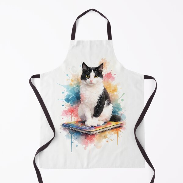 Item preview, Colorful Cat on Book designed and sold by cuprum.