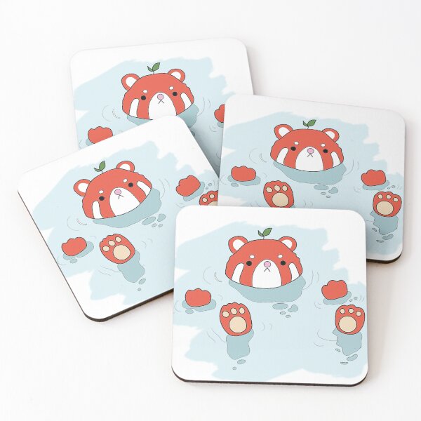 Item preview, red panda is swimming designed and sold by Ranasko.
