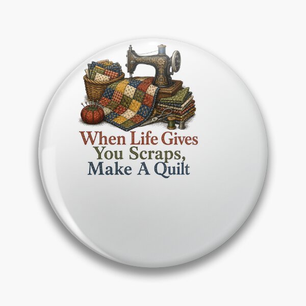 Item preview, When Life Gives You Scraps Make A Quilt Funny Quilter designed and sold by BinAlgoPix.