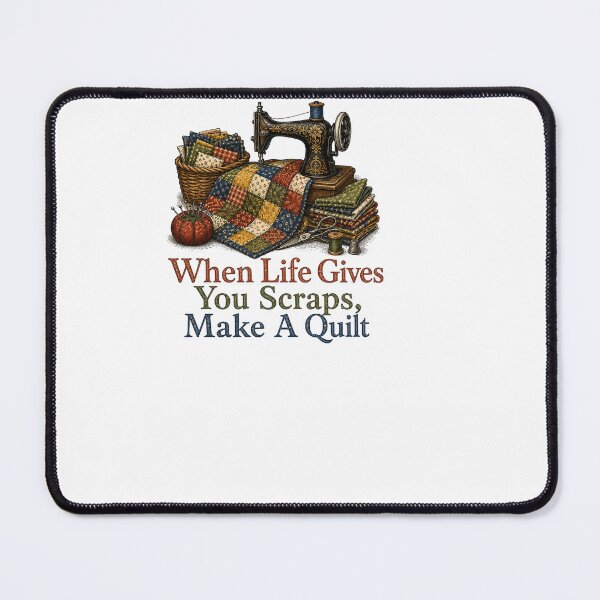 Item preview, When Life Gives You Scraps Make A Quilt Funny Quilter designed and sold by BinAlgoPix.