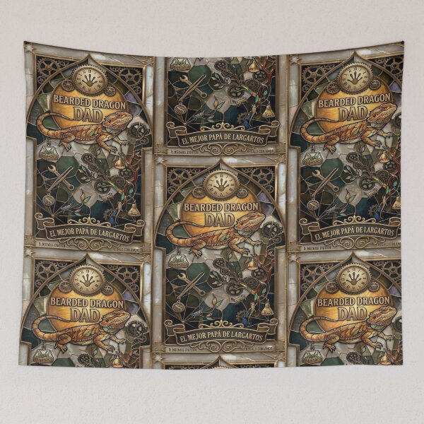 Item preview, Bearded Dragon Dad Steampunk Vintage Art designed and sold by BriSher.