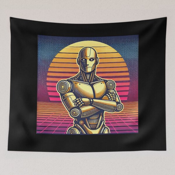 Item preview, Humanoid robot AI Robots Future Tech Design | The Bots Are Coming Futuristic Android Art designed and sold by TEEJAMBOREE.