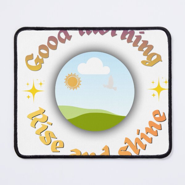 Item preview, Retro Good Morning Rise and Shine Sun Graphic designed and sold by simranart111.