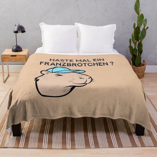 Item preview, Hamburg Franzbrötchen Capybara designed and sold by minimalartstory.