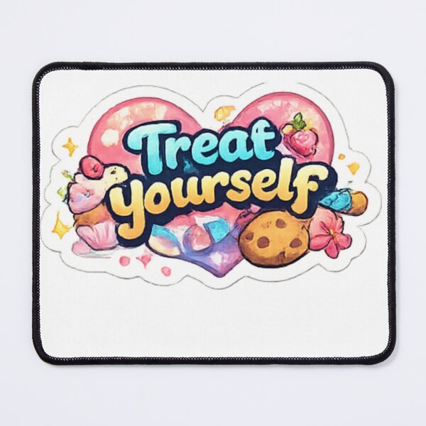 Item preview, Treat Yourself Self Love Aesthetic Treat Yourself You Deserve It Treat Yourself Positive Vibes Quote designed and sold by Jyotisima8929.