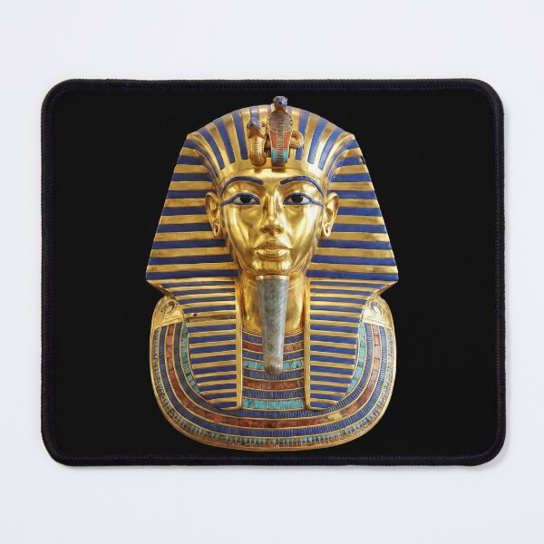Item preview, Ancient Egyptian Pharaoh Mask – Golden Royal Symbol Art designed and sold by GulfSignature.