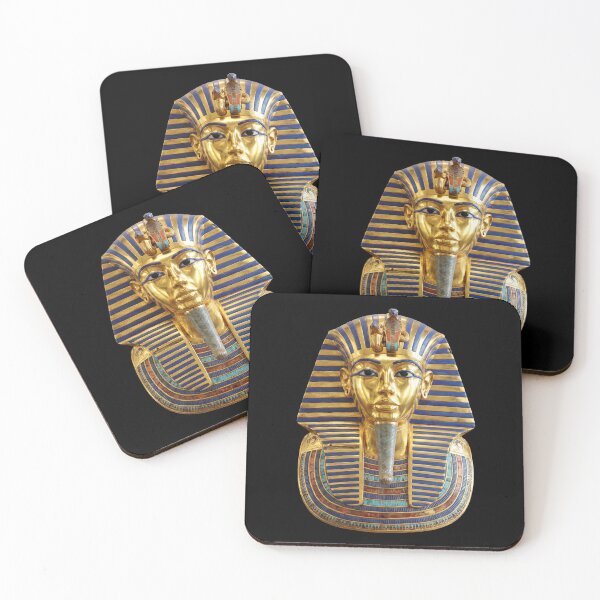 Item preview, Ancient Egyptian Pharaoh Mask – Golden Royal Symbol Art designed and sold by GulfSignature.
