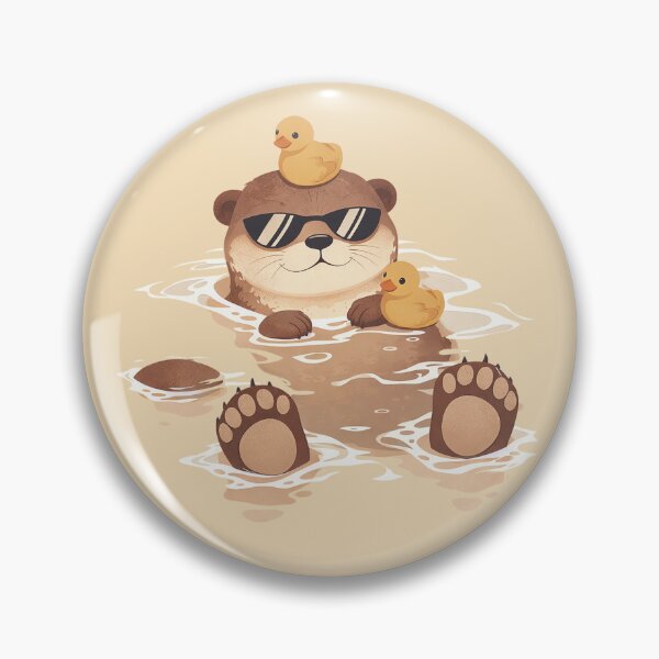 Item preview, Otter is swimming designed and sold by Ranasko.
