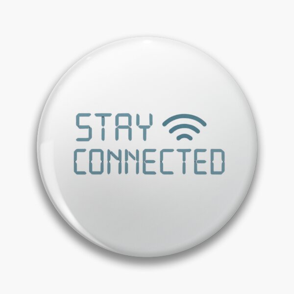 Item preview, Stay Connected Modern Tech Typography designed and sold by echoink-studio.