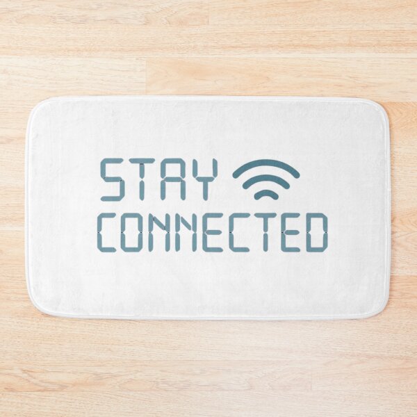 Item preview, Stay Connected Modern Tech Typography designed and sold by echoink-studio.