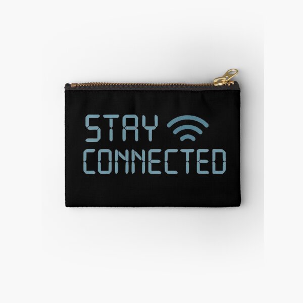 Item preview, Stay Connected Modern Tech Typography designed and sold by echoink-studio.