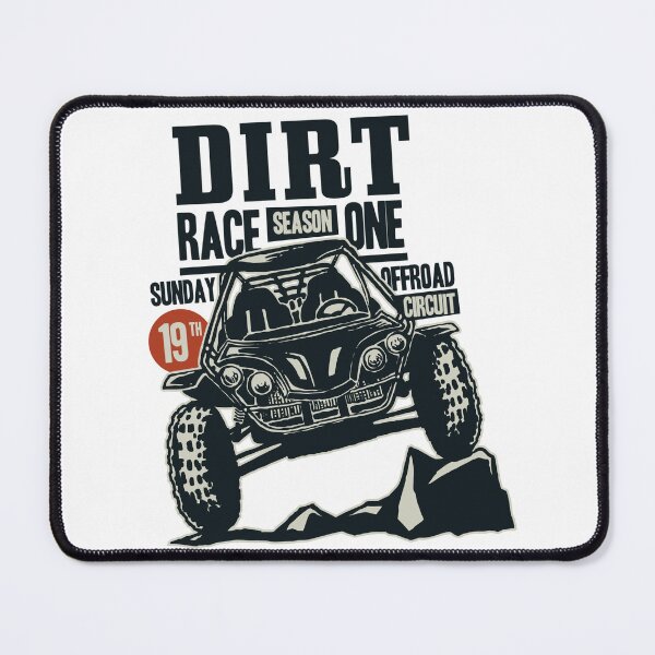 Item preview, Dark Off-Road Buggy Racing - Gritty Dirt Track Art designed and sold by 1001T-Shirt.