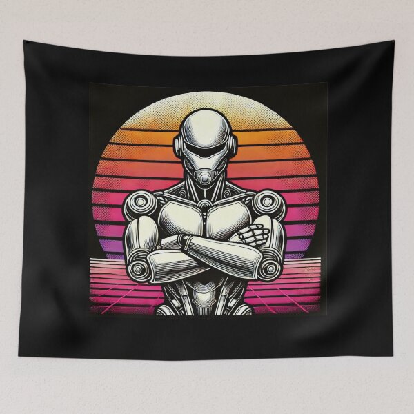 Item preview, Humanoid robot AI Robots Future Tech Design | The Bots Are Coming Futuristic Android Art designed and sold by TEEJAMBOREE.