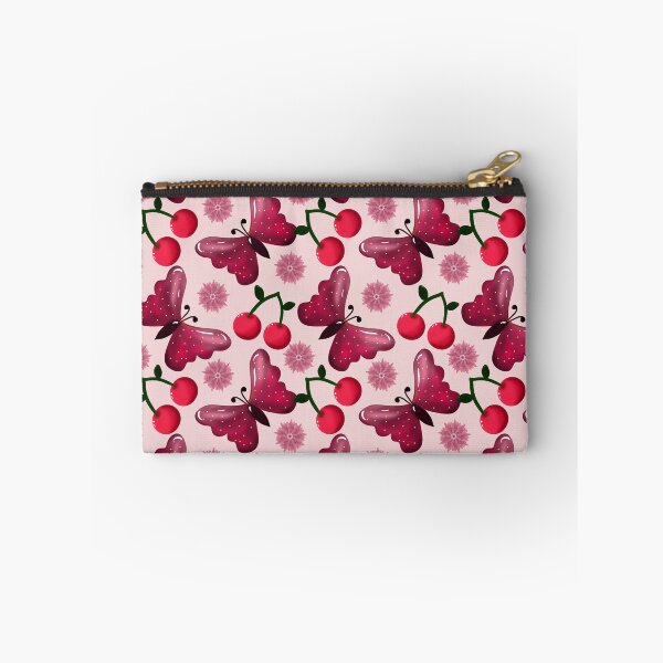 Item preview, Cherry Butterfly Kawaii Seamless Pattern designed and sold by HopeAndHustle.