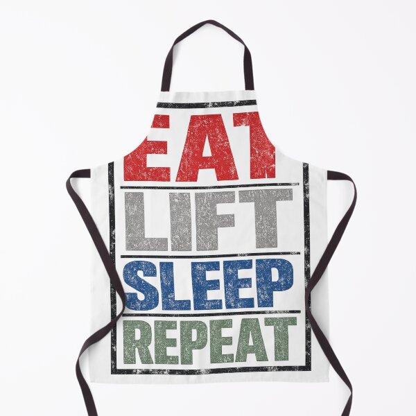 Item preview, Eat Lift Sleep Repeat Gym Workout Motivation designed and sold by redsharkuk.