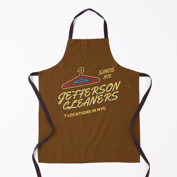 Item preview, Dry cleaning logo with hanger and NYC locations designed and sold by Rue Market.