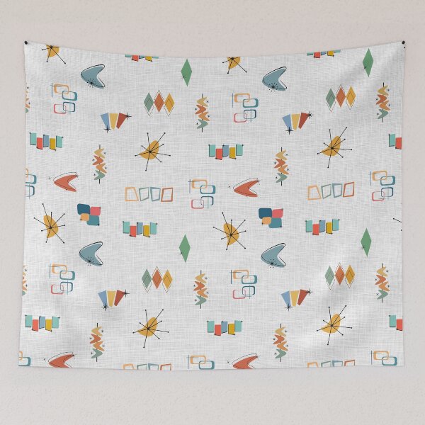 Item preview, Mid Century Modern Textured White designed and sold by KSimpson838.