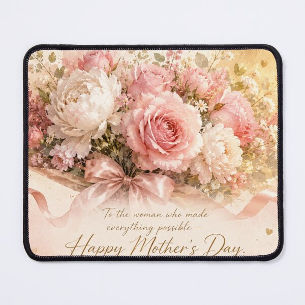 Item preview, Elegant Floral Mother’s Day Greeting Card – Romantic Watercolor Bouquet Art designed and sold by IconicDesignsXd.