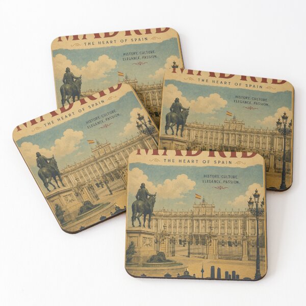 Item preview, Madrid: The Heart of Spain - Vintage Travel Poster designed and sold by Clavivs.