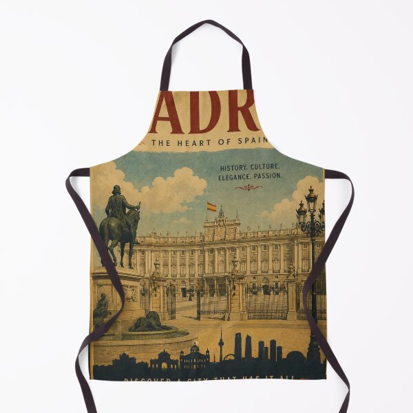 Item preview, Madrid: The Heart of Spain - Vintage Travel Poster designed and sold by Clavivs.