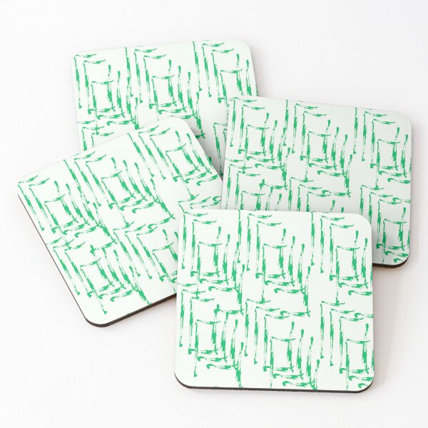 Item preview, Brush Study No. 05 – Evergreen Abstract Brush Stroke Minimal Artwork  designed and sold by KleanGirlAesthetics.
