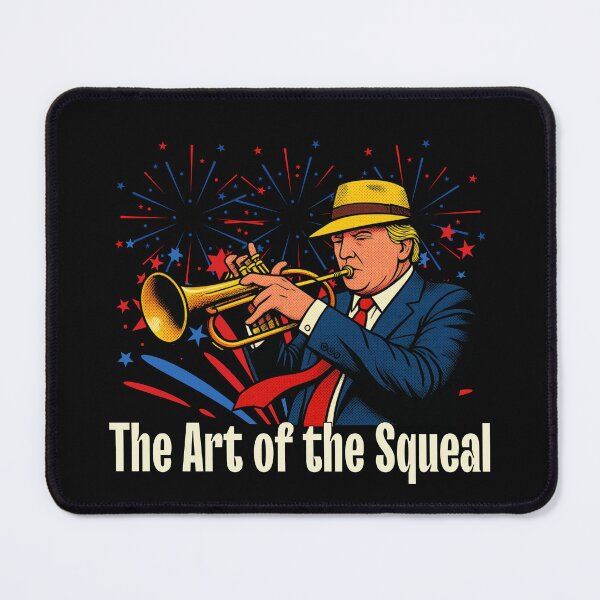 Item preview, The Art of the Squeal - Satirical Trump Trumpet Pop Art designed and sold by 2msons.
