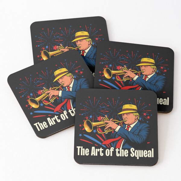 Item preview, The Art of the Squeal - Satirical Trump Trumpet Pop Art designed and sold by 2msons.