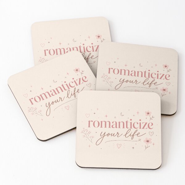 Item preview, Romanticize Your Life ✨| Soft Aesthetic Quote designed and sold by Zensity.