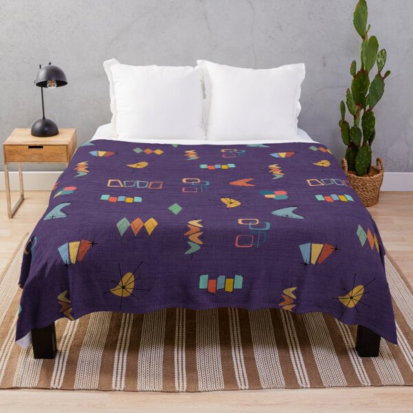 Item preview, Mid Century Modern Textured Dark Purple designed and sold by KSimpson838.