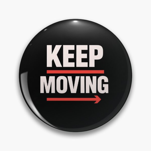 Item preview, Keep Moving Active Lifestyle Typography designed and sold by echoink-studio.
