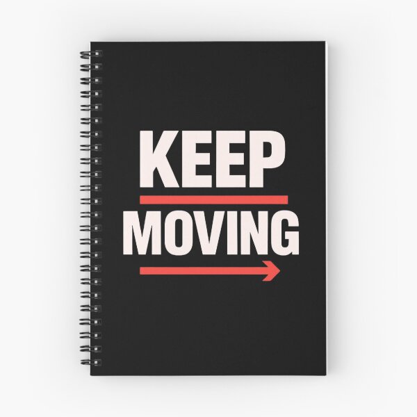 Item preview, Keep Moving Active Lifestyle Typography designed and sold by echoink-studio.