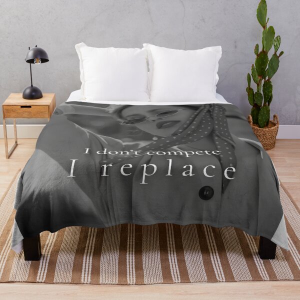 Item preview, I Don’t Compete I Replace – Minimal Fashion Quote Aesthetic designed and sold by Ve state official.