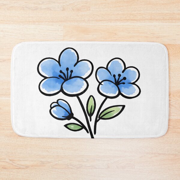 Item preview, Blue Flower  designed and sold by GraphicsClub.